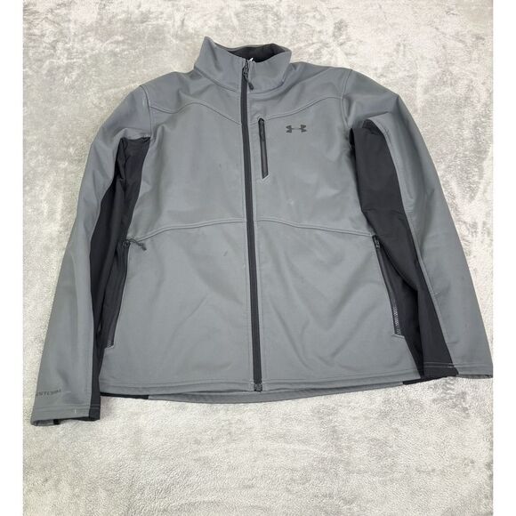 Under Armour Men's Cold Gear Infrared Shield Jacket Size Large Gray - Picture 1 of 12